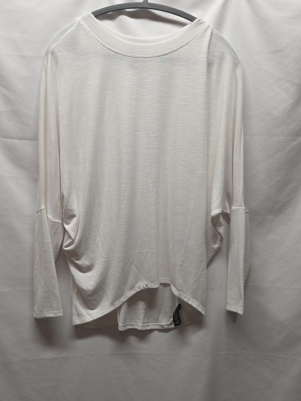 Women's Lightweight Drop-Shoulder Long Sleeve Top - Cream